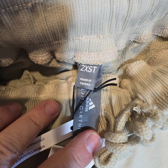 Brand New adidas by Stella McCartney Regular Sweatpants Beige IK9128 XXS/XS NEW - Picture 10 of 16